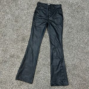 Black leather Kancans